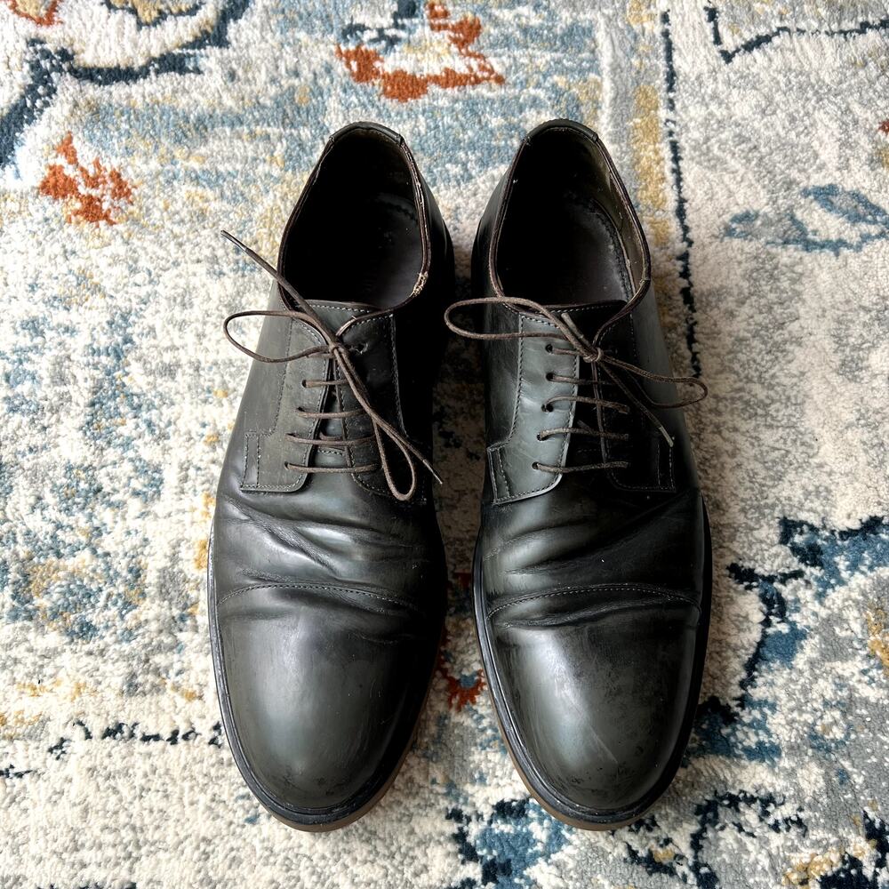 Louis Vuitton men's oxford shoes size 9.5 FD 1115 brown CL